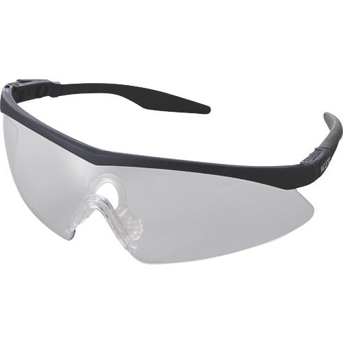 緑十字 保護メガネ レンズ:クリア テンプル調整機