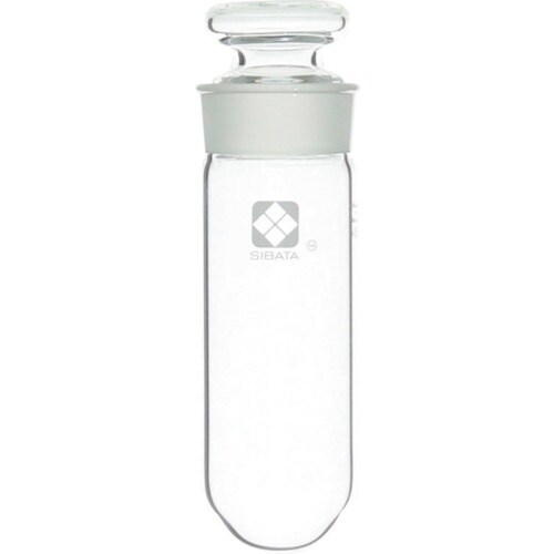 SIBATA 共通摺合共栓遠心沈殿管 丸底形 目盛