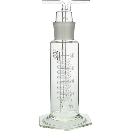 SIBATA 共通摺合ガス洗浄びん ウォルター式