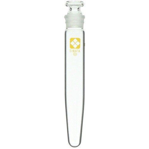 SIBATA 共通摺合共栓遠心沈殿管 円錐形 12