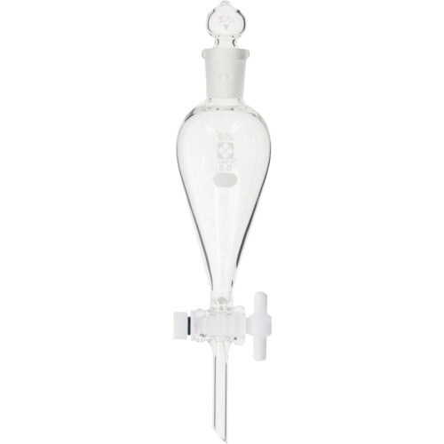 SIBATA 分液ロート スキーブ形 PTFEコッ