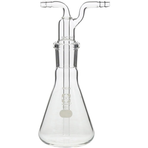 SIBATA SPCガス洗浄びん 三角フラスコ形