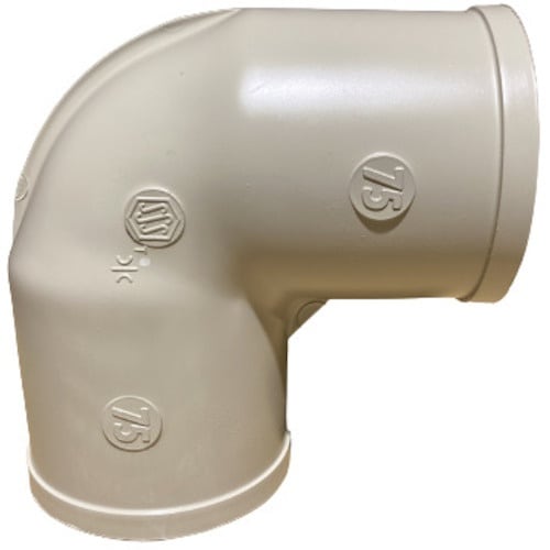 エスロン TS継手 UVストロング エルボ 75