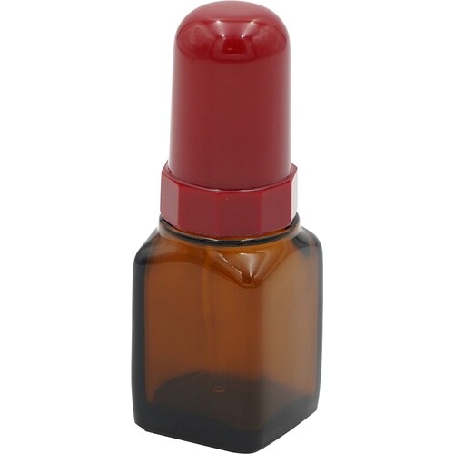 AS スポイド瓶角型30mL褐