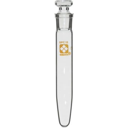 SIBATA SPC共栓遠心沈殿管 円錐形 目盛な