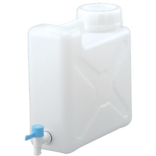 AS ヘンペイ広口活栓付瓶 10L