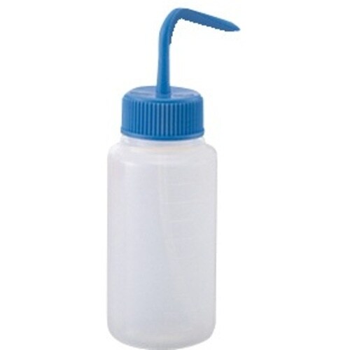 AS 洗浄瓶カラフルバリエ広口ブルー500ml
