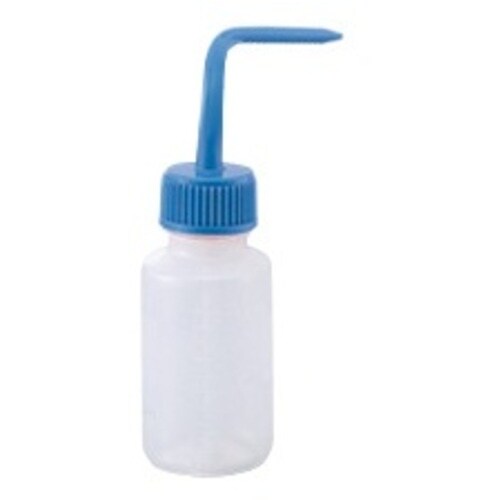 AS 洗浄瓶カラフルバリエ細口ブルー100ml