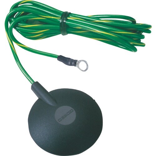 DESCO コード、接地、マット接続用、ねじ穴付き