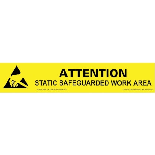 DESCO 標語 作業台用 ESD PROTECT