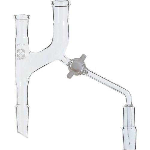 SIBATA SPC分留頭 流下流量調節コック付