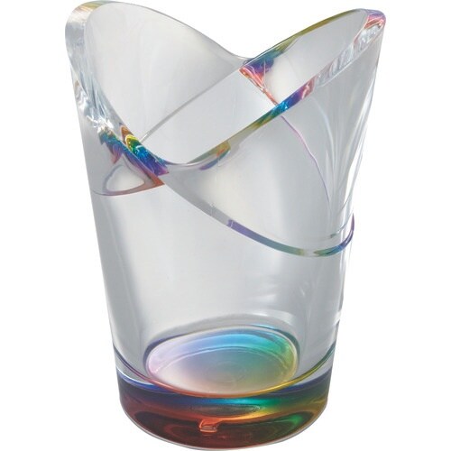 光 アクリルクリスタル 88mm 透明 レインボー