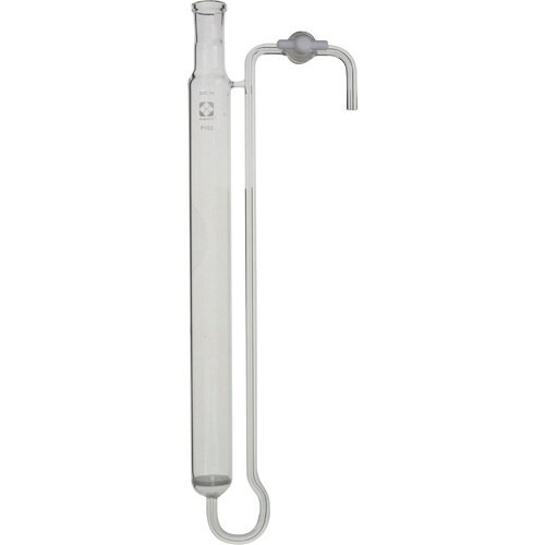 SIBATA SPCクロマト管 PTFEコック付