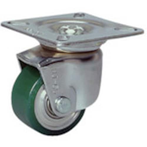 シシク 低床重荷重用キャスター 65径 自在 ウレ