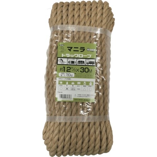 ユタカメイク ロープ マニラロープシュリンクパック