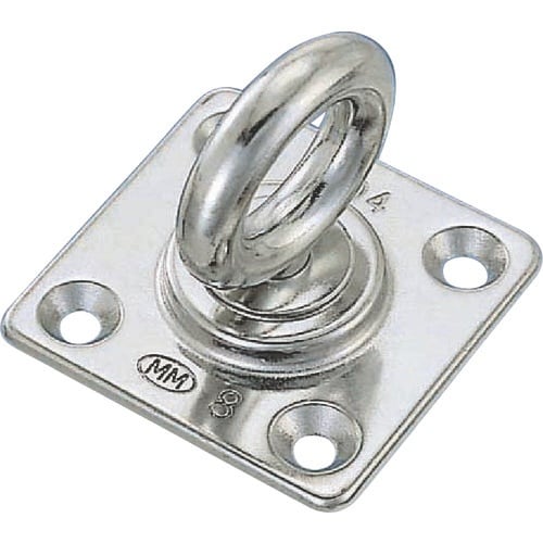 水本 ステンレス 回転アイプレート 50mm×50