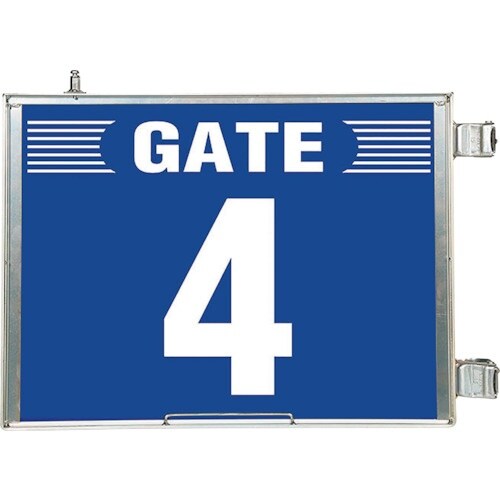 ユニット 突出し式ゲート標識 GATE4セット
