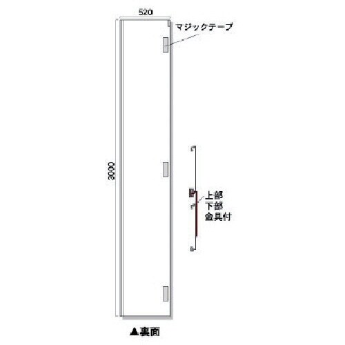 ユニット アドフラット巾調整パネルのみ3m