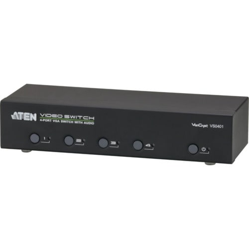 ATEN ビデオ切替器 VGA / 4入力 / 1