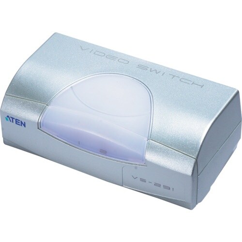 ATEN ビデオ切替器 VGA / 2入力 / 1