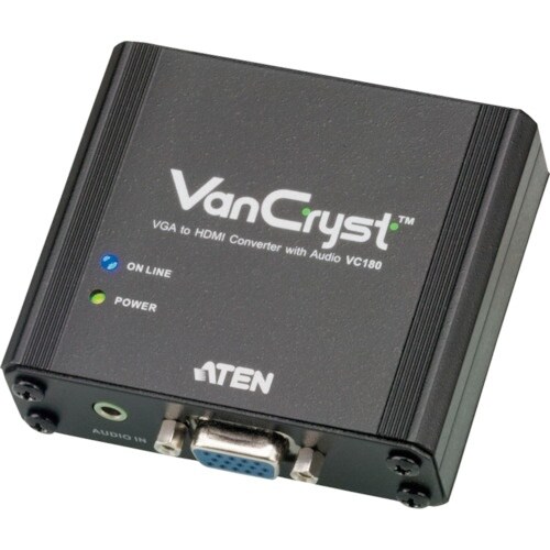 ATEN ビデオ変換器 VGA to HDMIタイ