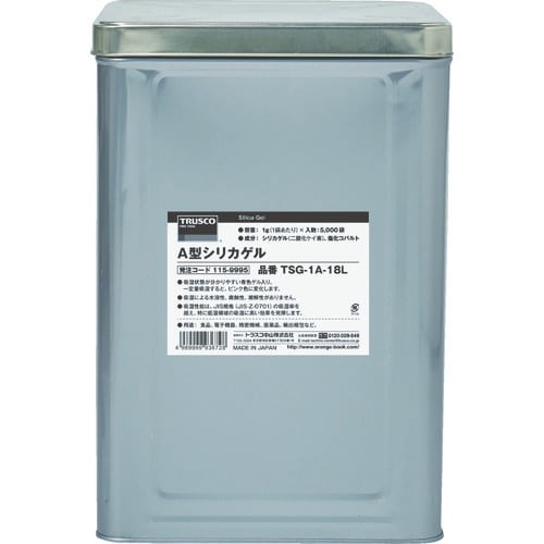 TRUSCO A型シリカゲル 2g 吸湿・使い捨て