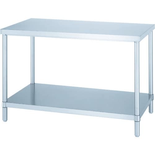 シンコー ステンレス作業台(ベタ棚板タイプ・SUS
