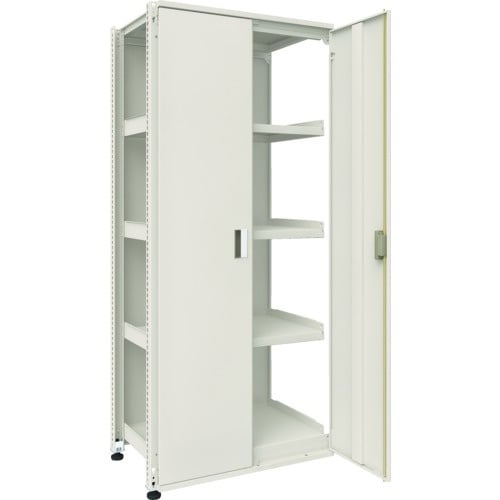 TRUSCO M3型ユニット中量棚 両開き扉・背パ