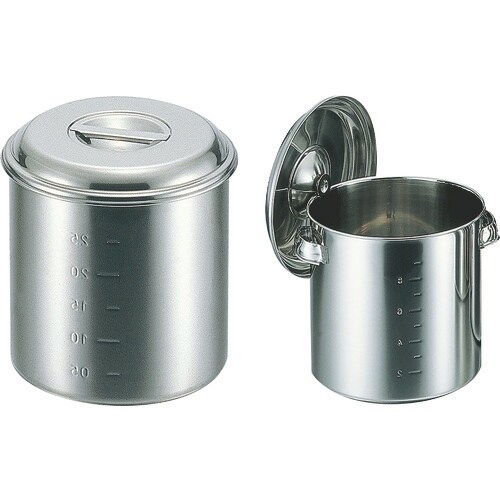 SUGICO キッチンポット手付(蓋付) φ200