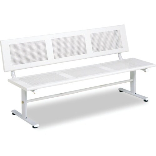 テラモト パンチングベンチ D−1500 背付