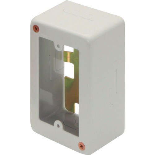 マサル メタルモール付属品 1個用スイッチボックス