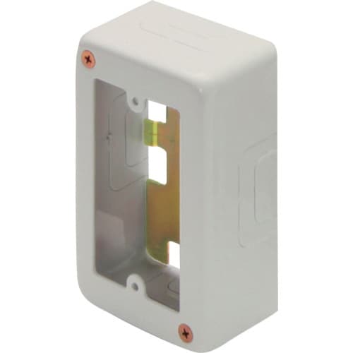 マサル メタルモール付属品 1個用スイッチボックス