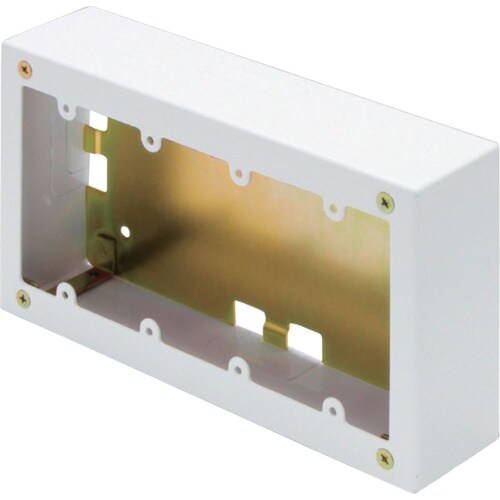 マサル メタルモール付属品 4個用スイッチボックス