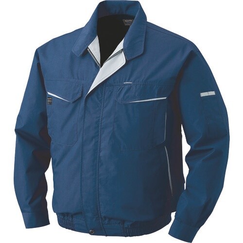 空調服 綿・ポリ混紡ワークウェアのみ ネイビー S