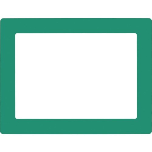 緑十字 路面用区画標識(A3用紙対応タイプ) 緑