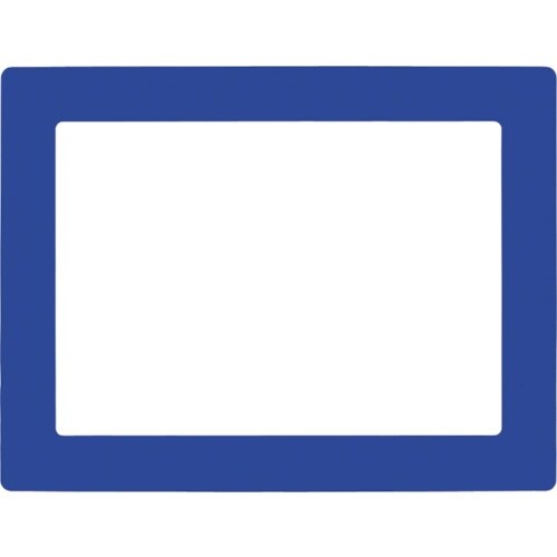 緑十字 路面用区画標識(A3用紙対応タイプ) 青