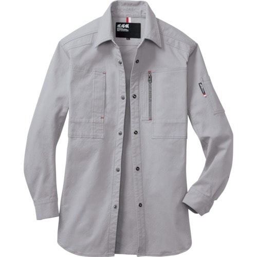 XEBEC 長袖シャツ2293−220−LL 杢グ