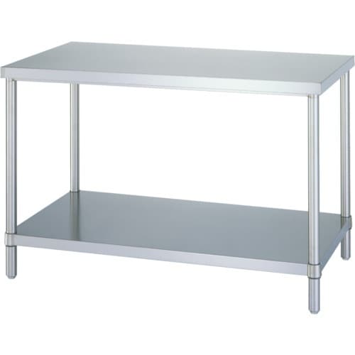シンコー ステンレス作業台(ベタ棚板タイプ・SUS