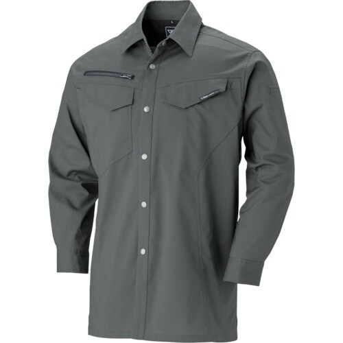 XEBEC 長袖シャツ1693−25−LL チャコ