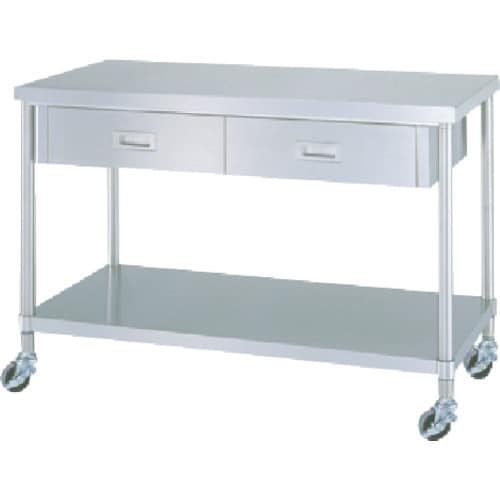 シンコー ステンレス(SUS430)作業台片面引出