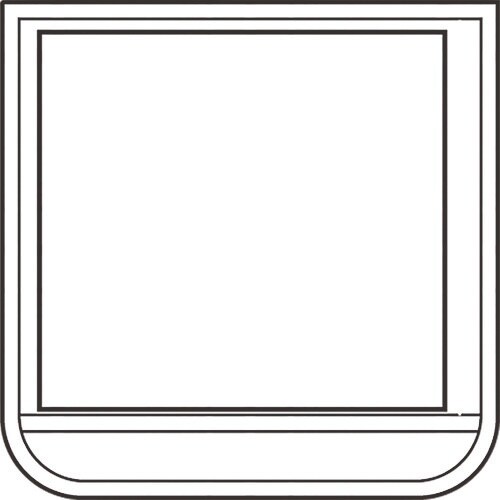 ユニット ポケット胸章(ワニ口タイプ)白