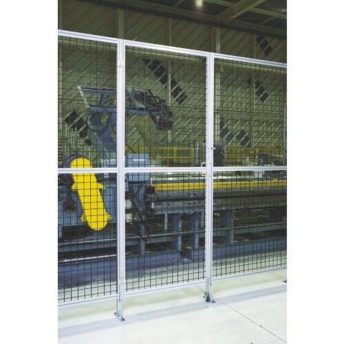 TRUSCO アルミ安全フェンス扉 間口1000m