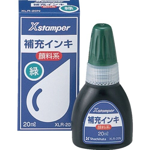 シヤチハタ 顔料系インキ20ML 緑