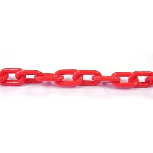 ニッサチェイン プラカラーリンク 30m巻 赤