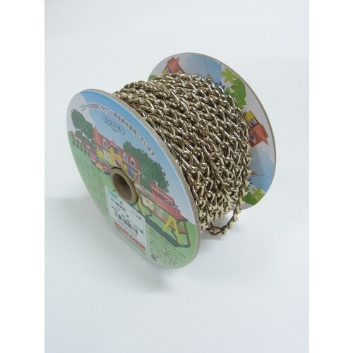 ニッサチェイン 鉄カラーマンテル 15m巻 金