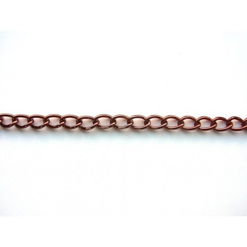 ニッサチェイン 鉄カラーマンテル 15m巻 茶