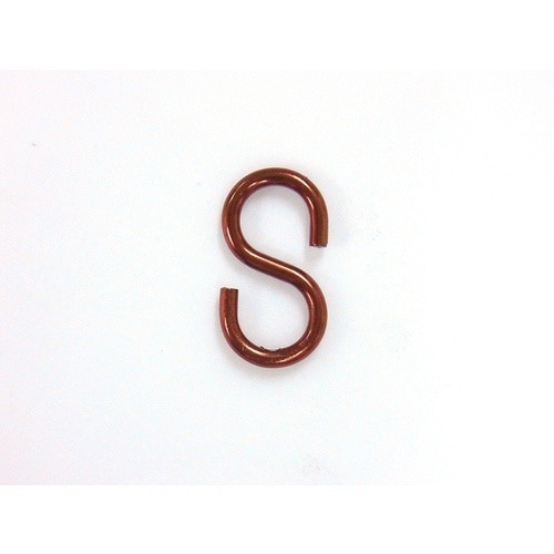 ニッサチェイン カラーSフック 茶 (300個入)