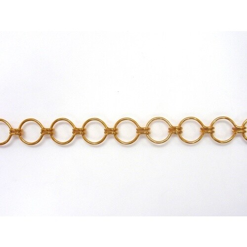 ニッサチェイン アルミカラーチェン 30m 金