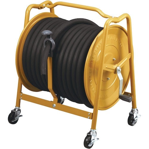 ハタヤ ホースリール 50m6分ホース付 キャスタ