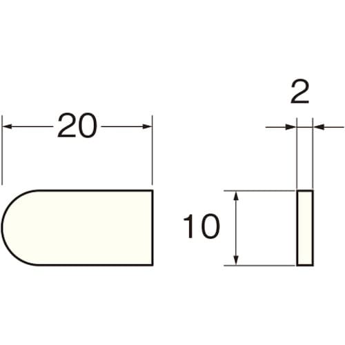 リューター フェルトチップ(裏面接着剤付)